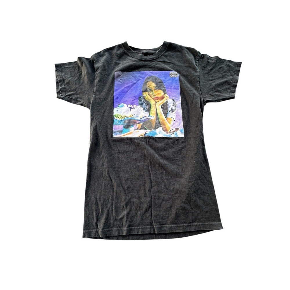 Olivia Rodrigo SOUR Cotton Bandtee Short Sleeve Shirt Black Size Small EUC‎